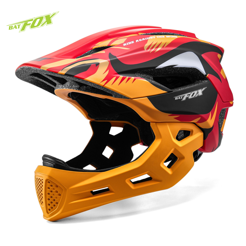 Running Gear For Kids - BATFOX Casco da bici integrale per