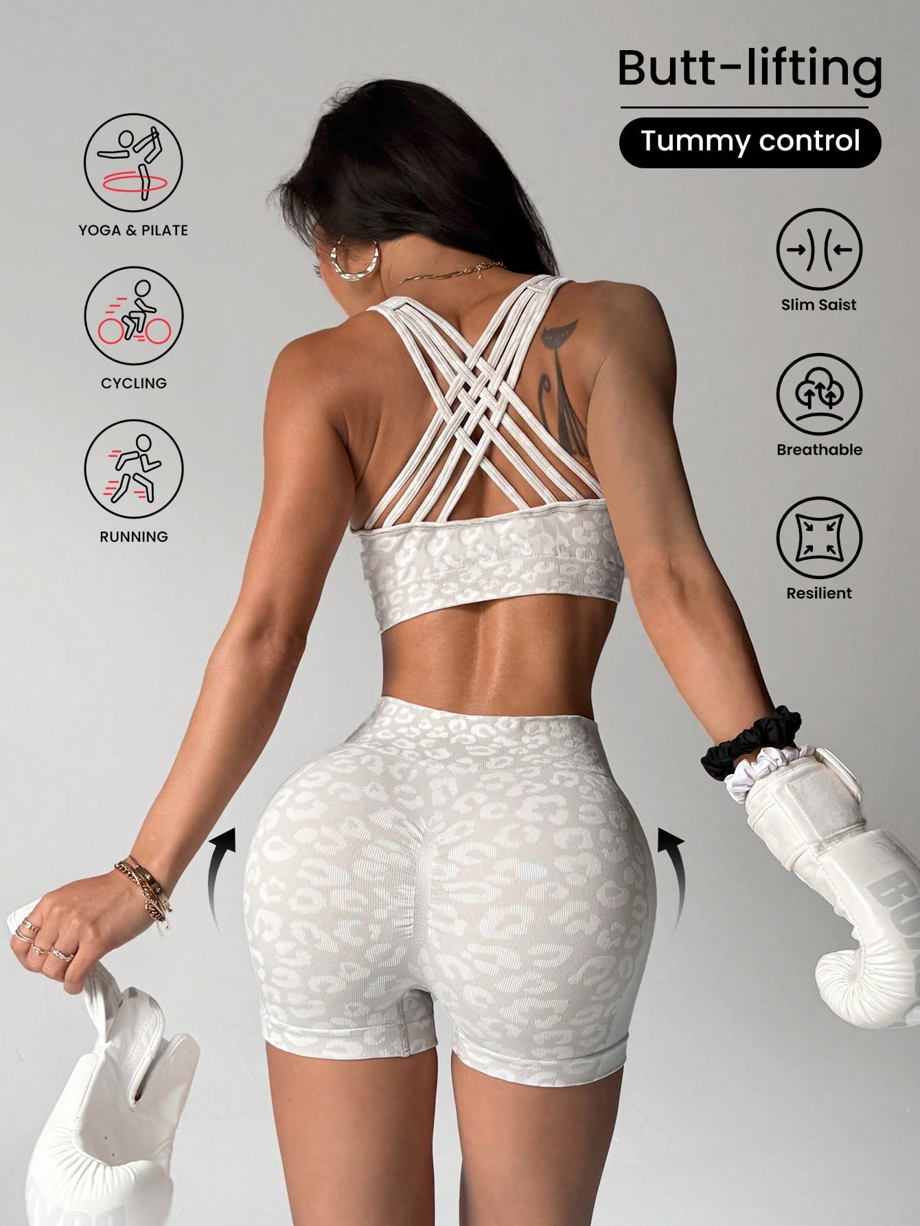 Running Gear Women - Set yoga da donna con stampa