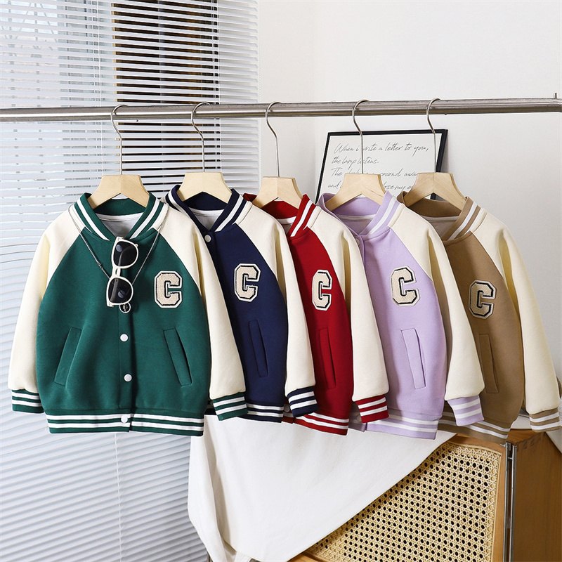 Running Gear For Kids - Giacca da baseball per bambini Cappotto