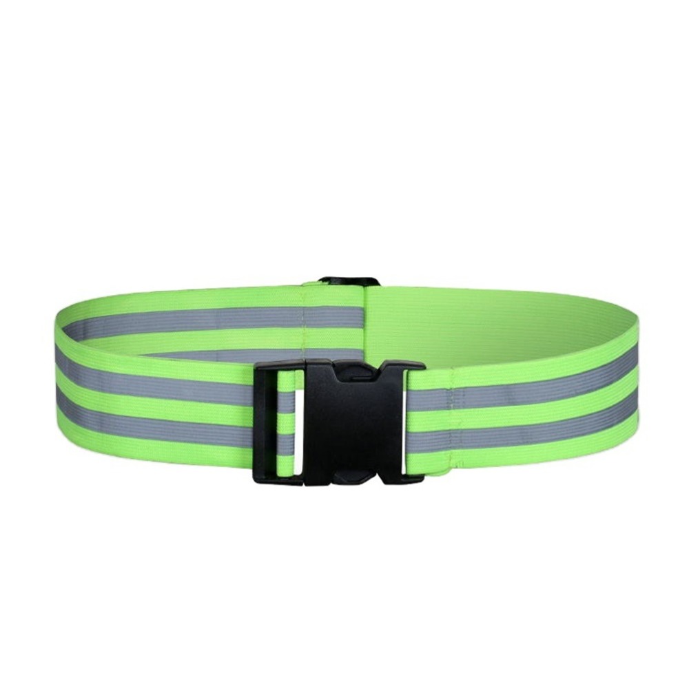 Running Gear Yellow - 2 Pezzi Cintura Riflettente Estensibile Regolabile