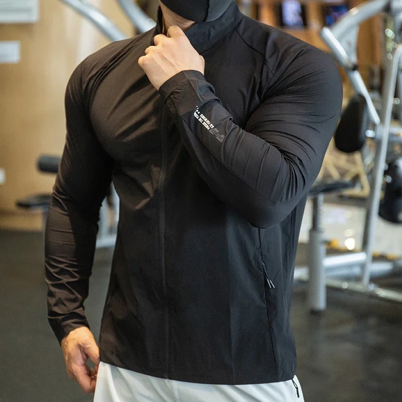 Reflective Running Jacket - Uomo Seta di ghiaccio Escursionismo ad