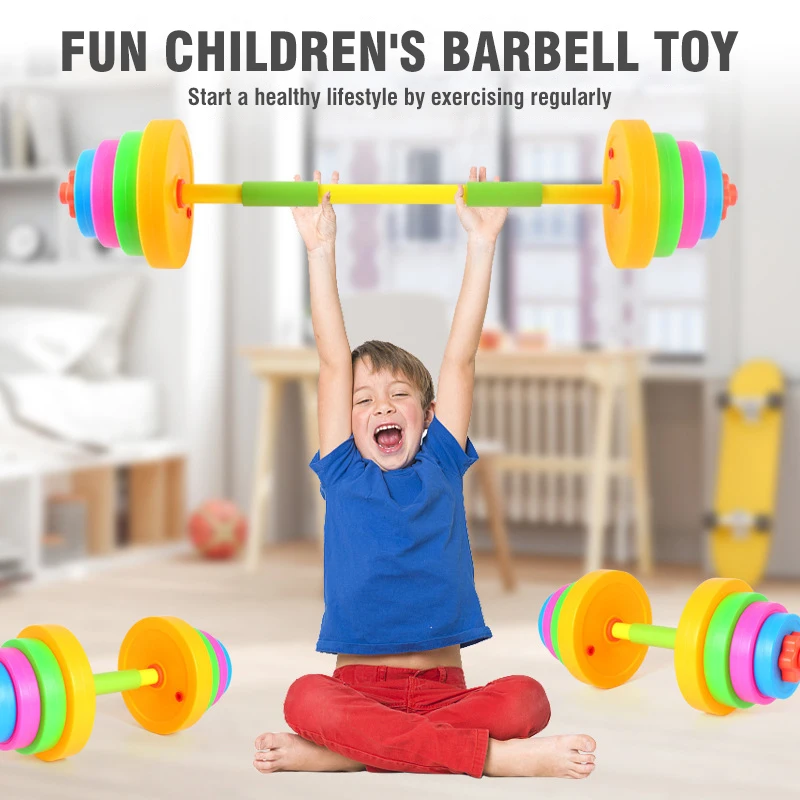 Set di manubri e bilanciere re - Running Gear For Kids recensione e prezzo