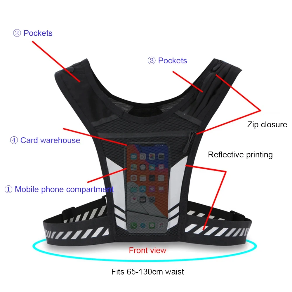 OSSOHH 1Pcs Gilet da Corsa, Gi - Reflective Running Jacket recensione e prezzo
